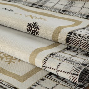 VIANOČNÉ GOBELÍNOVÉ PRESTIERANIE NA STÔL ANGEL 35X45 CM VZOROVANÁ