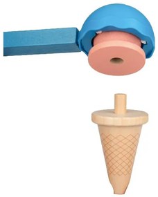 lupilu®  Drevený zmrzlinársky vozík/Pec na pizzu (zmrzlinársky vozík)  (100394095)