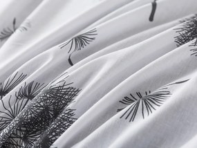 XPOSE® Francúzske bavlnené obliečky PÚPAVY DUO - sivé/biele