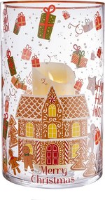 CHRISTMAS DELIGHT Lampáš perníkový panáčik 30 cm