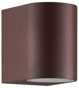 Nordlux - Vonkajšie nástenné svietidlo DION 1xGU10/25W/230V IP44 rezavá