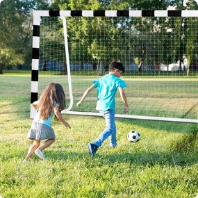 Neo-Sport Futbalová bránka 300 x 200 x 120 cm NS-465 čierna a biela