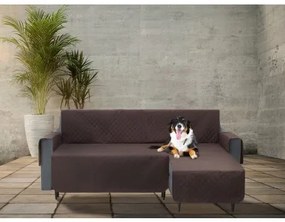 Poťah na rohovú sedačku pravý PARIS hnedý, 200 cm