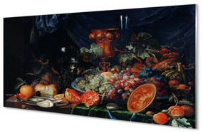 Sklenený obklad do kuchyne ovocie Zátišie 125x50 cm