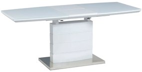 Jedálenský stôl Hegir-440-WT (biela) (pre 4 až 6 osôb). Vlastná spoľahlivá doprava až k Vám domov. 1042760