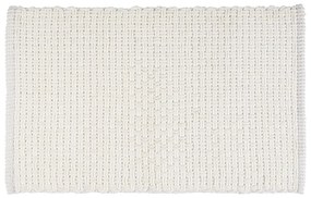 Biela textilná kúpeľňová predložka 50x80 cm Ecoli – Wenko