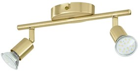 Eglo 33185 - LED Bodové svietidlo BUZZ-LED 2xGU10/2,8W/230V 3000K zlatá