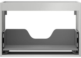 Mexen Box-A, závesná skrinka 70 cm, 1 zásuvka, sivá matná, 91AX0-0700-470-1-62