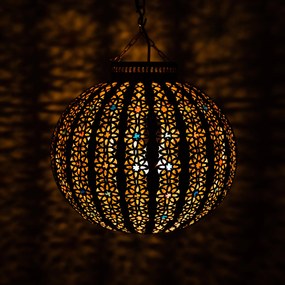 Orientálna medená lampa Hanief