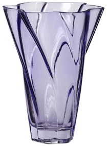 Hübsch Sklenená váza Purple 18cm