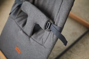 Lehátko skladacie Evolux Natural Anthracite