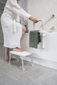 Ridder Ridder, HANDICAP Podperné madlo na vaňu s držiakom na uterák, biela, A028101