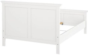 Biela dvojlôžková posteľ 140x200 cm Paris – Tvilum