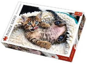 Trefl Veselé mačiatko Puzzle 1000 dielikov 68,3x48cm v krabici 40x27x6cm