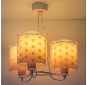 Dalber 41007S - Detský luster DOTS 3xE27/60W/230V