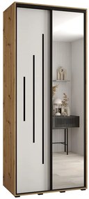 Skriňa 45 Canaris 13 120 artisan/biela/čierna