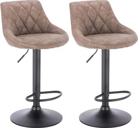 2x Barová stolička Hawaj CL-23 Taupe (šedohnedá)