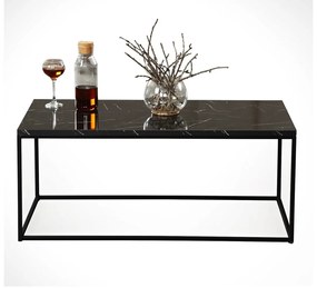 Dizajnový konferenčný stolík Pacorro 95 cm čierny