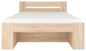 Manželská posteľ 140 cm BRW Nepo Plus 13 (dub sonoma) . Vlastná spoľahlivá doprava až k Vám domov. 1098327