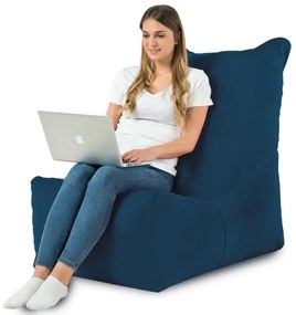 Moderné kreslo DISTINTO námornícká