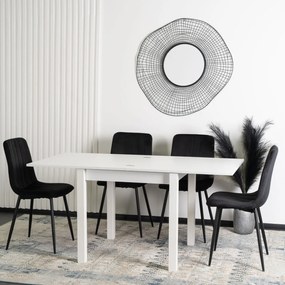 JAKS Rozkladací stôl 80 - 160cm Max biely 2/2
