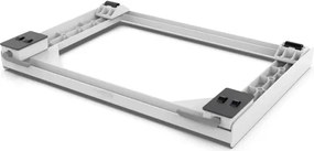 Meliconi 656149 -Antivibračná podložka pod práčku s výsuvnými kolieskami 47 cm biela