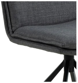 Tmavosivá jedálenská stolička Flynn – Actona