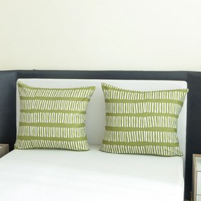 Mikroflanelová obliečka na vankúš GREENSORY 40x50 cm, zelená