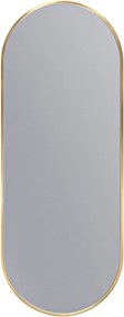 Erga Oval, oválne zrkadlo 35x90cm, zlatý rám, ERG-V01-OVAL-3590-GD
