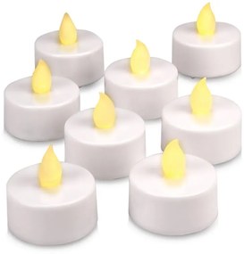 NEXOS Dekoratívna LED sada  8 čajových sviečok, teplá biela