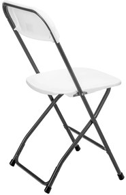 Skladacia cateringová stolička Simplo biela