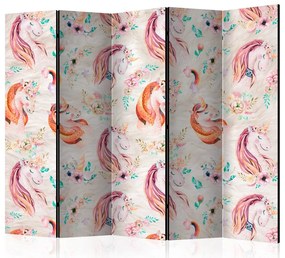 Artgeist Paraván - Pastel Unicorns II [Room Dividers]