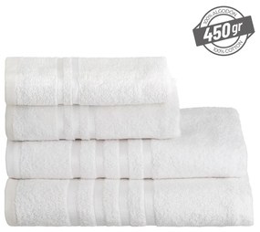 Biela froté bavlnená osuška 100x150 cm Simple – Casa Selección