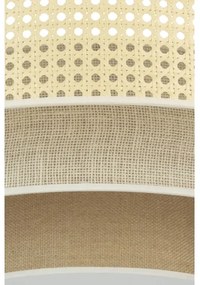 Duolla - LED Stropné svietidlo LUNETA LED/26W/230V pr. 60 cm 4000K ratan/béžová