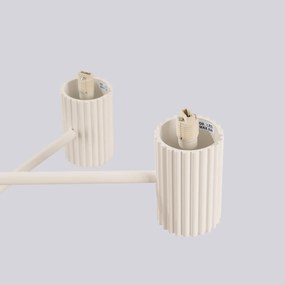 Luster Halo, 6x biele sklenené tienidlo, be