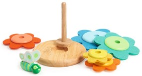 Stohovacia kvetina s motýlikom