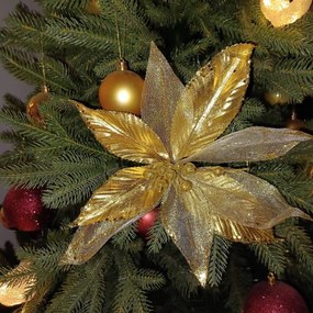 DECOLED Kvetina, 31 x 20 cm, zlatá