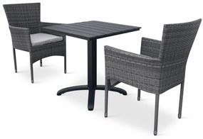Balkónový set Ristorante + 2x ratanové kreslo Bali PREMIUM