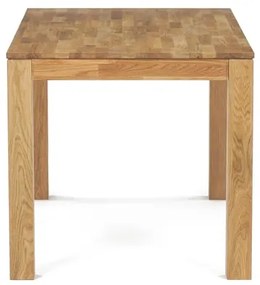 Autronic BONTEC Jedálenský stôl 140x80cm, masív, prírodný, DS-H140 DUB Farba: Prírodné