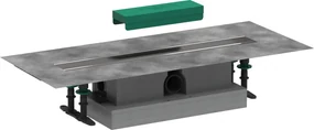 Hansgrohe uBox universal, úplná sada pre štandardnú inštaláciu - 800 pre vrchné sady sprchových žľabov, HAN-56024180