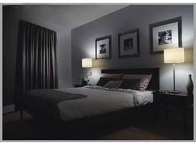 Oceľová roztiahnuteľná garniža 122 - 224 cm Twilight - Umbra