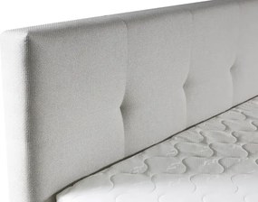 Kontinentálna boxspring posteľ AMBER, 200x180, krémová (barell 03)