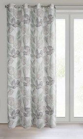 ZÁVES NA KRÚŽKOCH MILLIE 140X250 CM KVETY