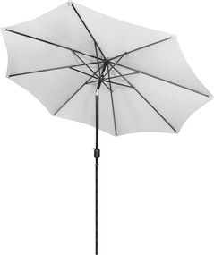 SPRINGOS Záhradný naklápací slnečník GU0034 - 300 cm svetlosivý