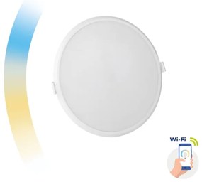 LED Stmievateľné podhľadové svietidlo ALGINE LED/22W/230V Wi-Fi Tuya okrúhly