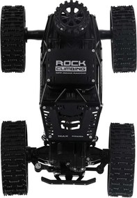 KIK Diaľkovo ovládané RC Horolezecké auto 4x4 Crawler 2v1 (pásy/kolesá) čierne 2,4 GHz
