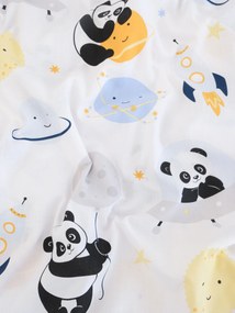 Bavlnená obliečka na vankúš Renforcé 50 × 70 cm – Vesmírna panda