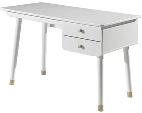 Písací stôl z masívu a MDF Billy borovica 125cm
