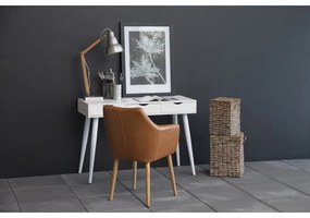 Písací stôl so zásuvkami ADIS biela