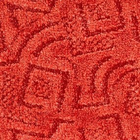 ITC, Koberec metráž Bella Marbella 64, na mieru, šíře 3m,4m,5m, červená, filc, obývacia izba